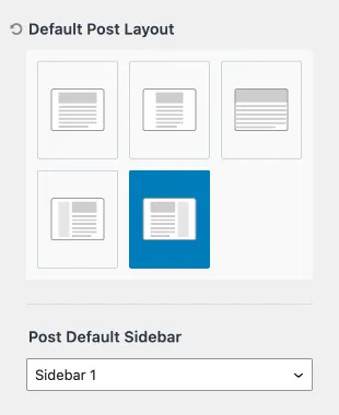 Default Post Layout