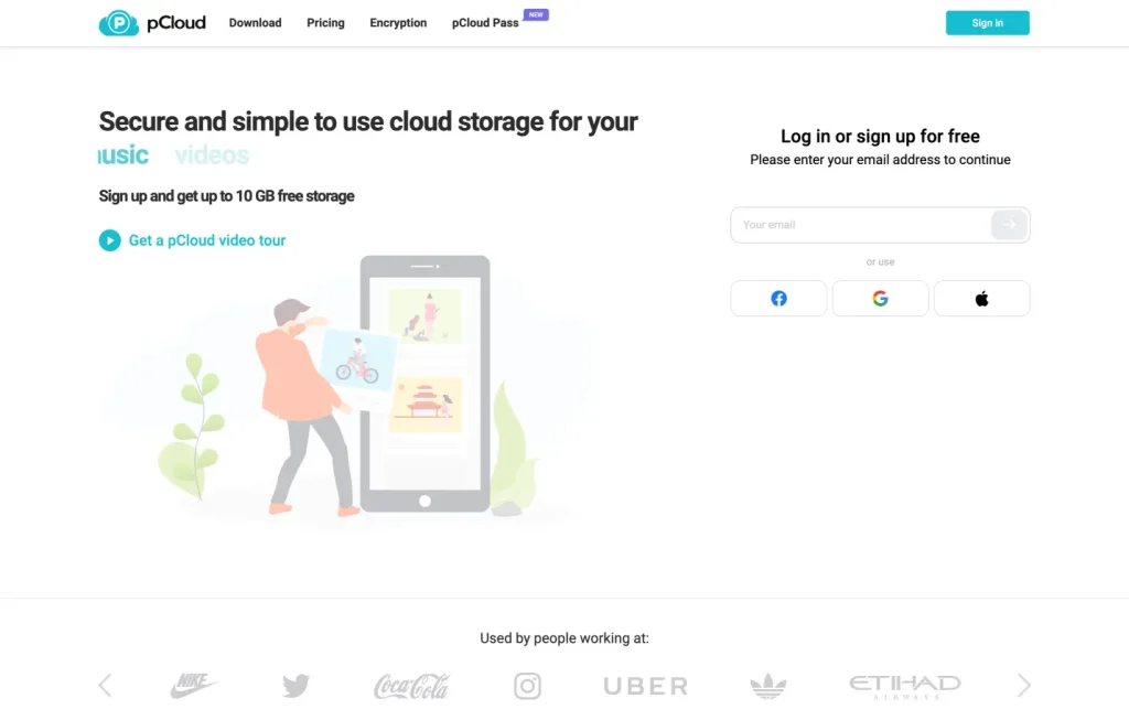 pCloud cloud storage