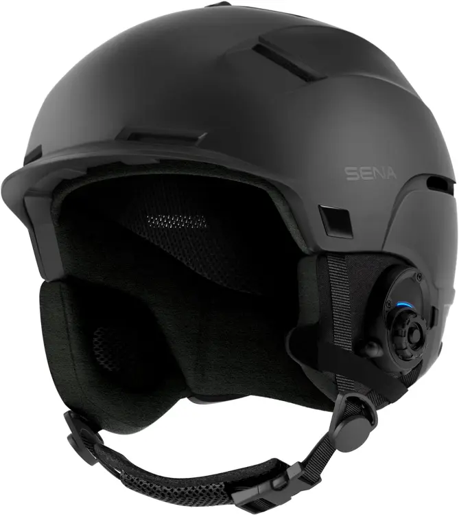 ski helmet with built in bluetooth headset speakers
