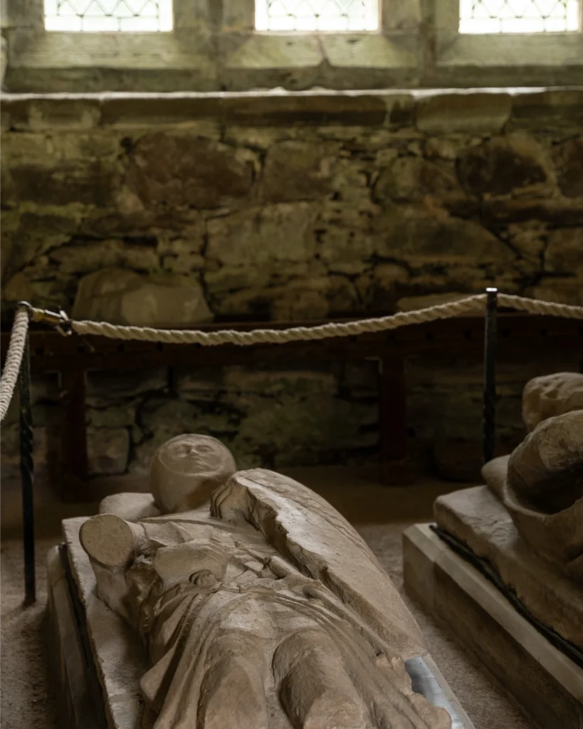 old medieval tomb