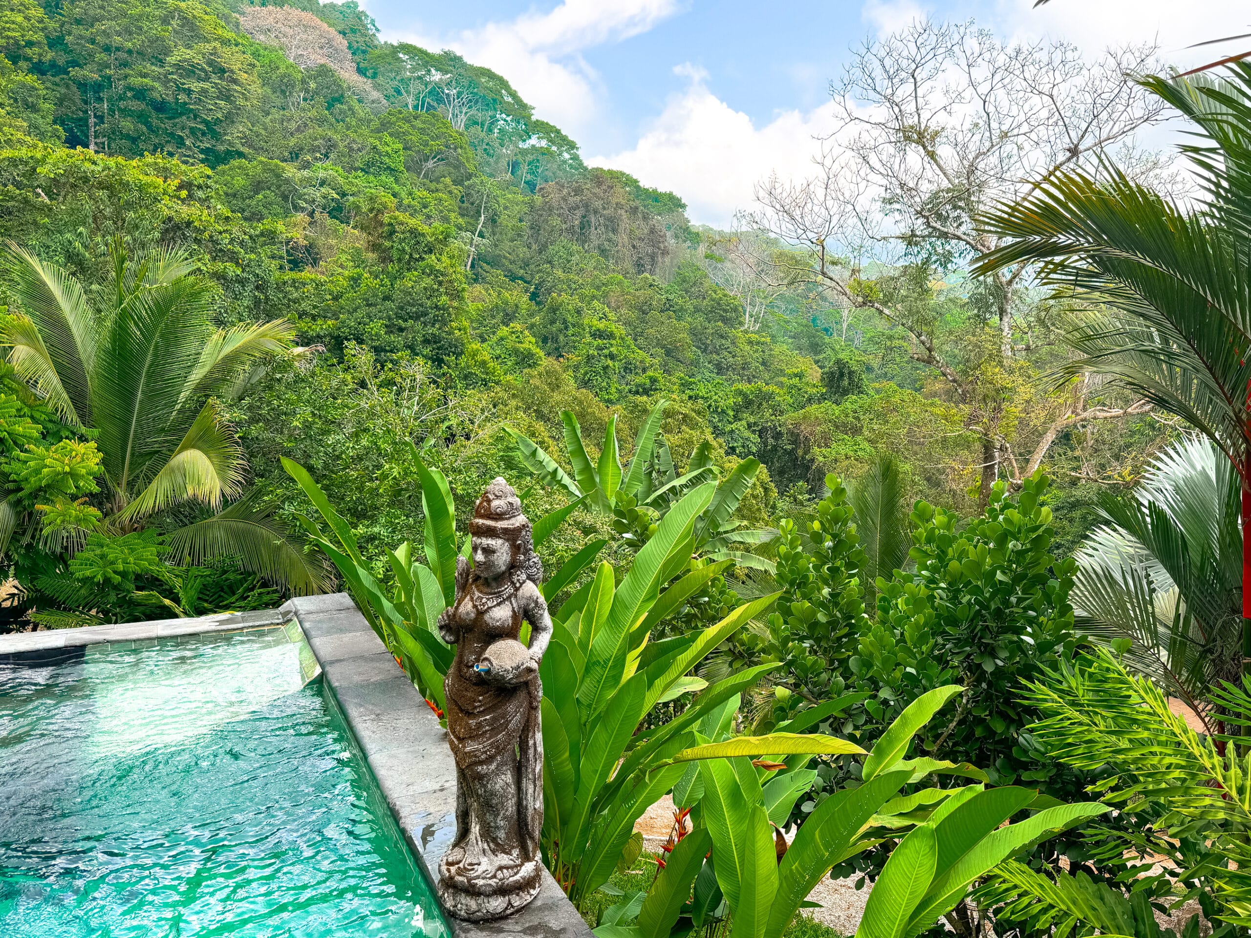 costa rica travel Jungle pool in a jungle villa