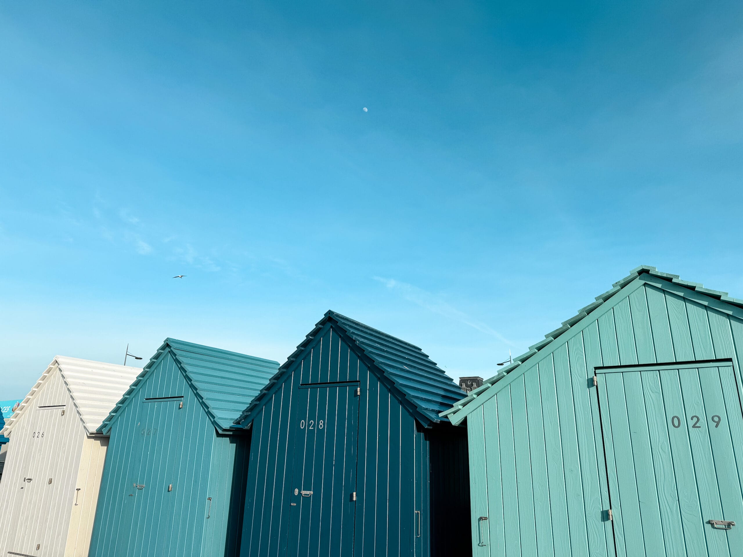 dieppe colourful beach huts in northern france travel