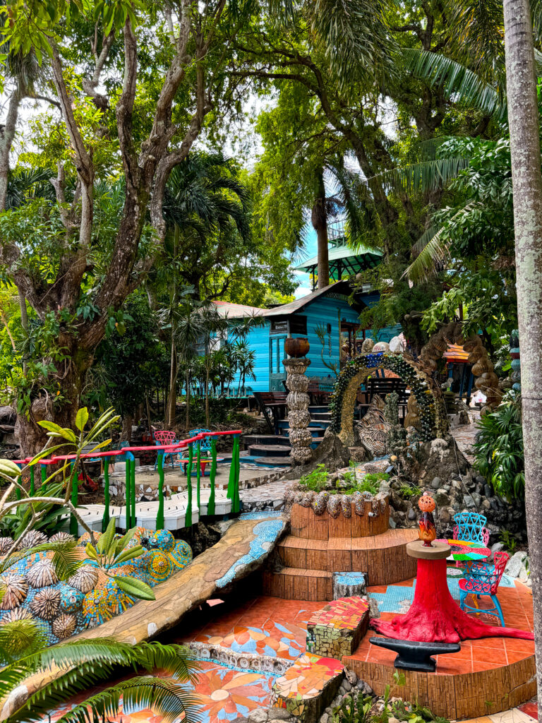 utila honduras travel guides jade seahorse colourful bar