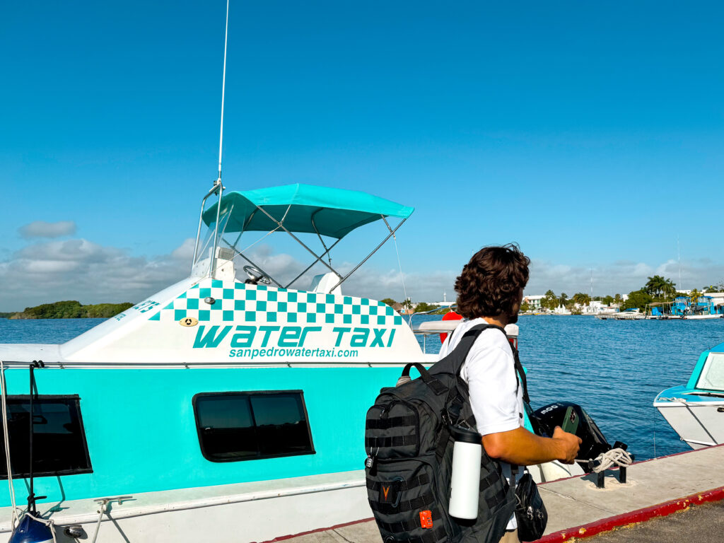Belize caye caulker travel water jets taxi from chetumal