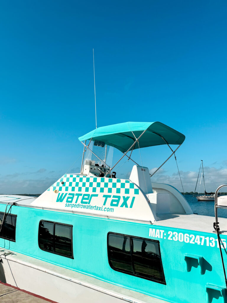 Belize caye caulker travel water jets taxi san pedro immigration from chetumal