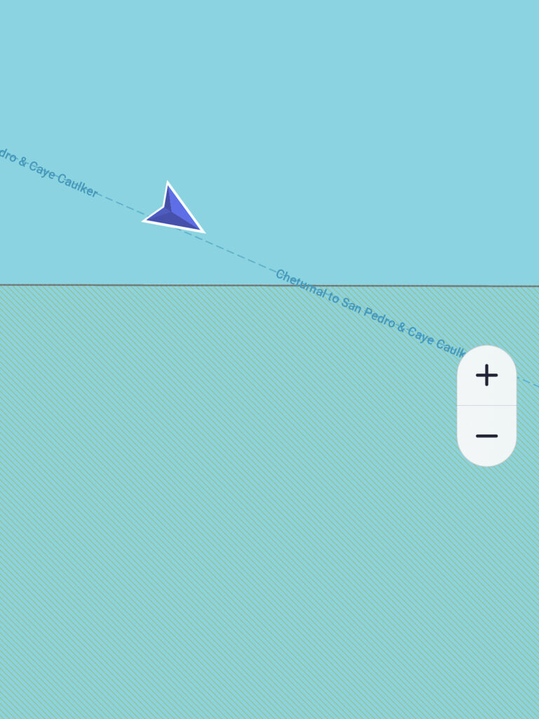 Belize caye caulker travel screenshot of immigration ferry